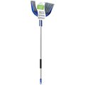 Simple Spaces Large Angle Broom, 13 in Sweep Face, 6 in L Trim, Recycle Polypropylene Bristle, Gray Bristle 2154